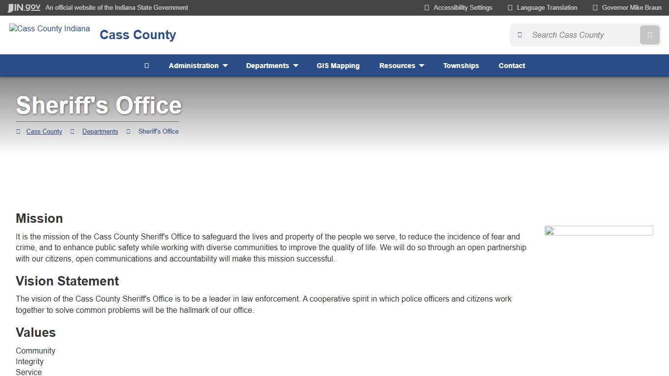 Cass County: Sheriff's Office